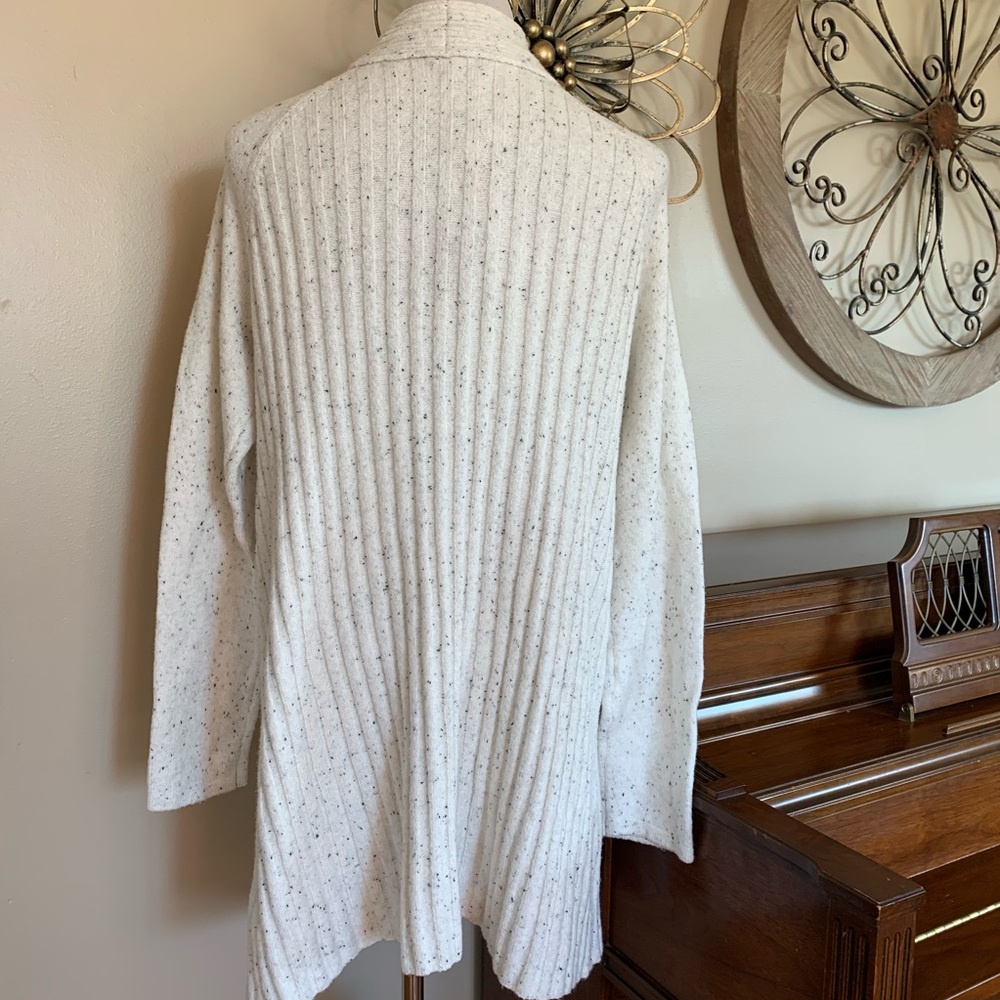 NWT CROFT & BARROW Size XXL Ivory Cardigan Sweater - Picture 4 of 7